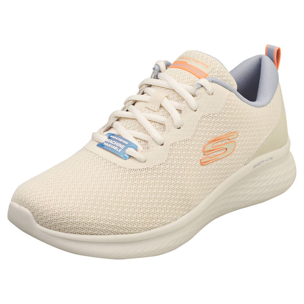 (7) Skechers Skech-lite Pro Vegan Womens Fashion Trainers in Natural Multicolour