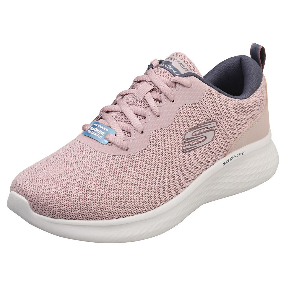 (7) Skechers Skech-lite Pro Vegan Womens Fashion Trainers in Mauve