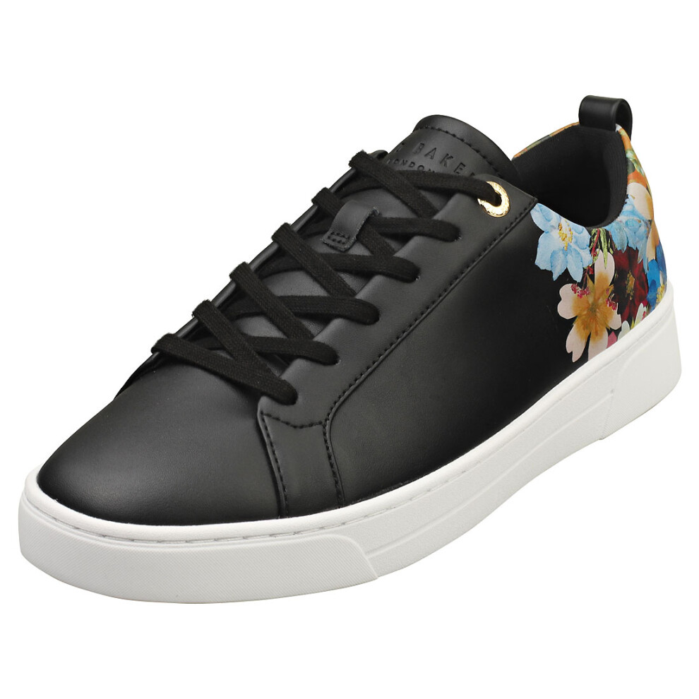 (8) Ted Baker Aleeson Womens Fashion Trainers in Black Multicolour