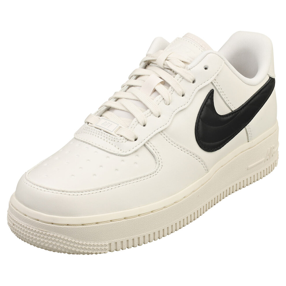 (3.5) Nike Air Force 1 07 Womens Fashion Trainers in Phantom Black