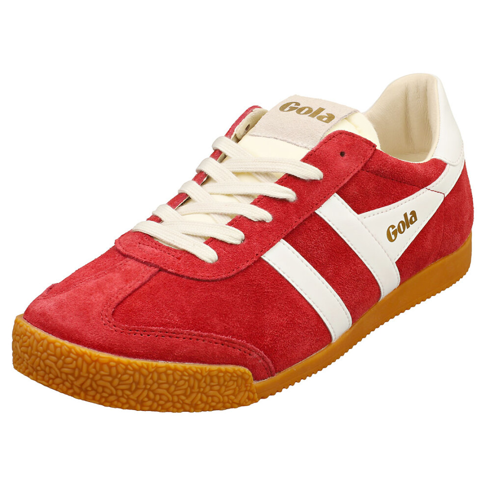 (7) Gola Elan Mens Casual Trainers in Red White