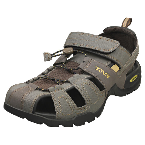 (42) Teva Herren Walking Sandals FOREBAY in Farbe Kaffee