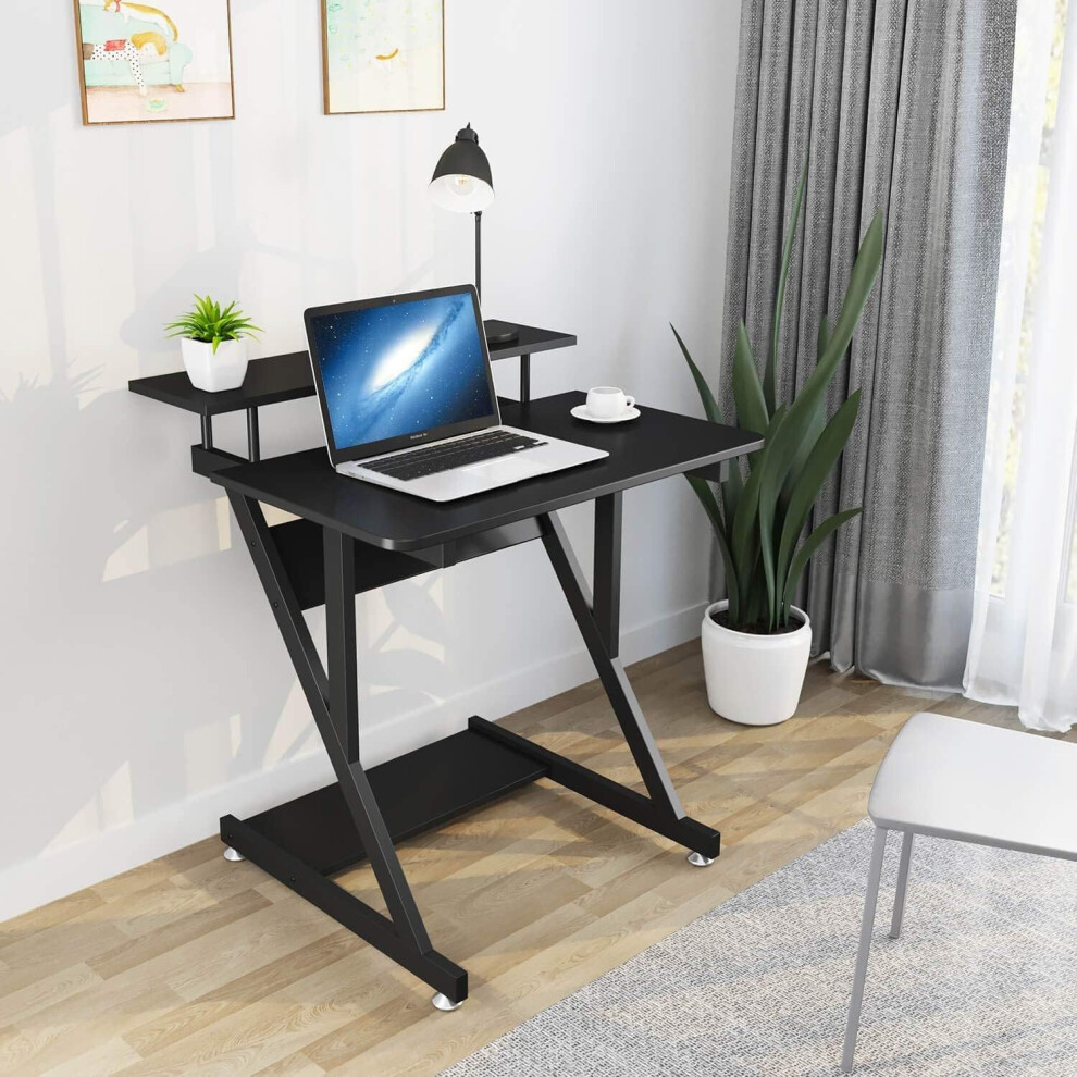 (Black) Z-Shaped Desk: Mobile & Compact for Small Spaces-image-OPC-PDPF9J9-NEW