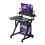 Dripex (Black) Z-Shaped Desk: Mobile & Compact for Small Spaces 3