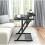 Dripex (Black) Z-Shaped Desk: Mobile & Compact for Small Spaces 9