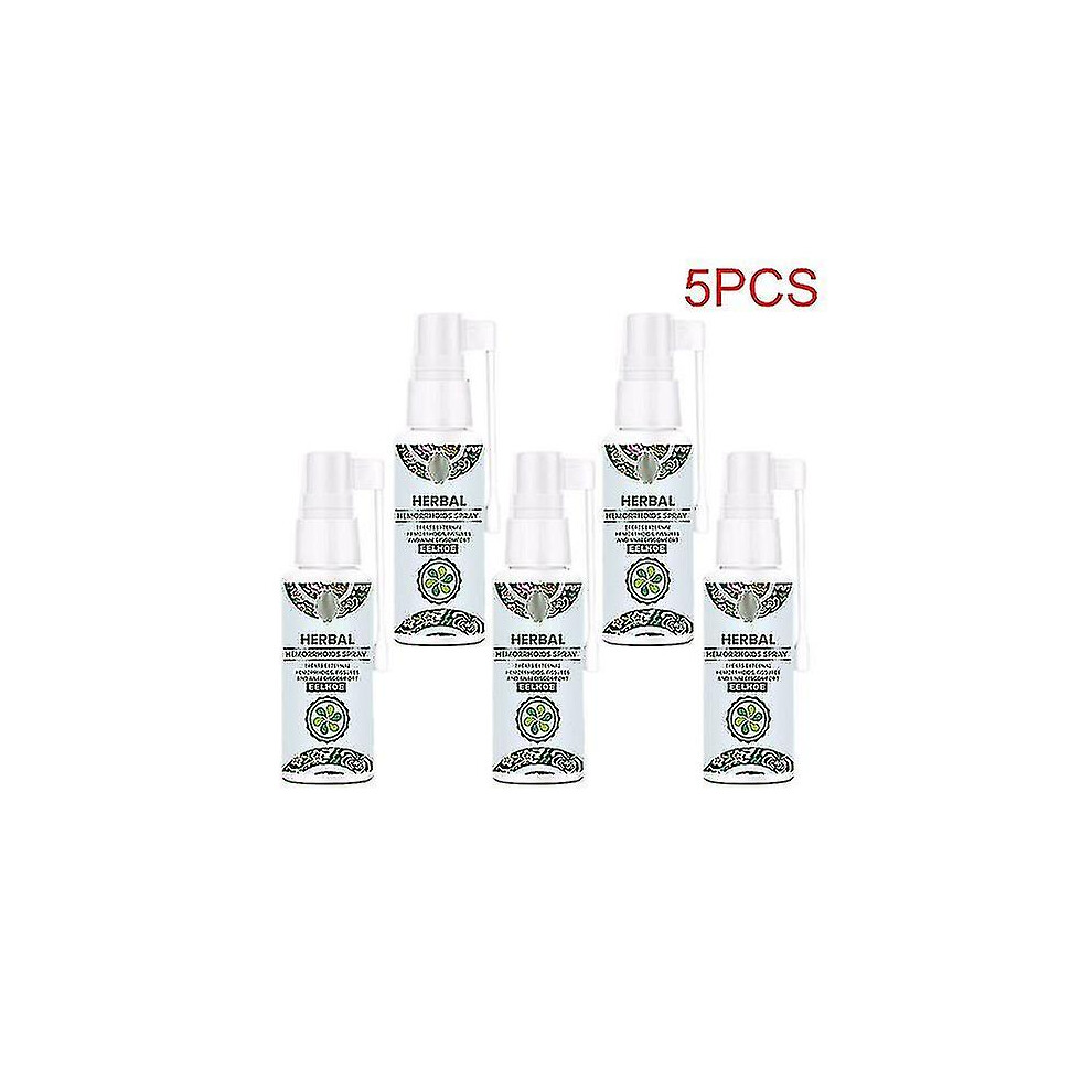5x Hemorrhoid Treatment Spray Natural Herbal Essence No Stimulation Spray 30ml