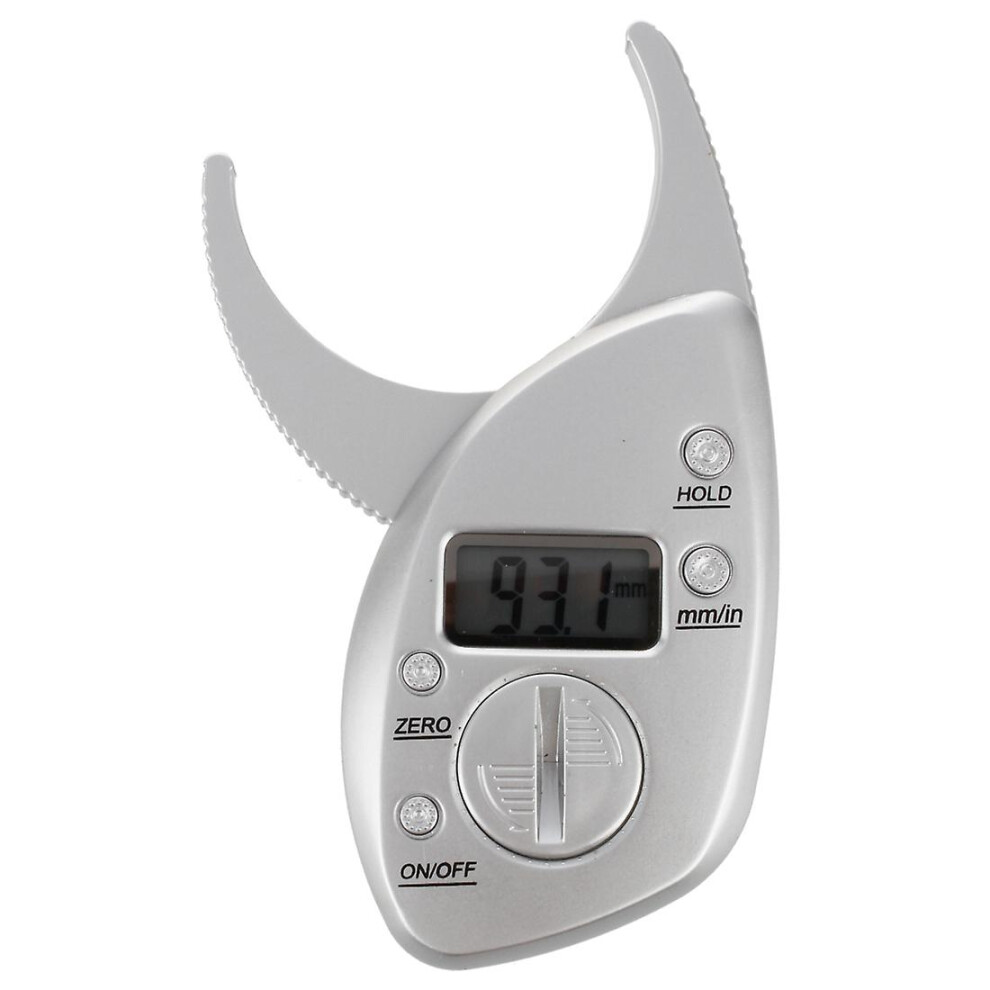 Digital Lcd Body Fat Caliper Skin Fold Thickness Health Fitness Weight Gender