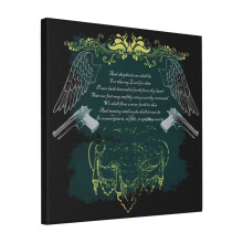 Canvas Print Only Boondock Saints - Prayer Wall Art Poster Room Decor 18x18 inch No Frame