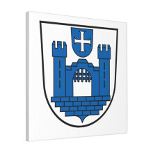 Canvas Print Only Ravensburg Coat Of Arms, Germany Wall Art Poster Room Decor 18x18 inch No Frame