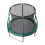 Living And Home 8FT Outdoor Enclosure Trampoline with Ladder 4