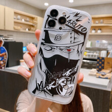 (B, IPhone11) Naruto Phone Case Iphone 13 12 11 Pro Max 7 8 Plus X Xr Soft Silicone Cover Uchiha Sasuke Kakashi Anime Phonecase Funny Men Gift