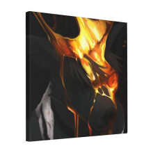 Canvas Print Only Golden Crown Wall Art Poster Room Decor 18x18 inch No Frame
