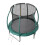Living And Home 10FT Outdoor Enclosure Trampoline with Ladder 5
