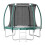 Living And Home 10FT Outdoor Enclosure Trampoline with Ladder 4
