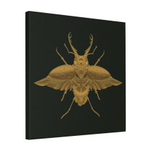 Canvas Print Only Steampunk Stag Beetle Wall Art Poster Room Decor 18x18 inch No Frame