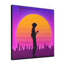 Canvas Print Only Cowboy Bebop Wall Art Poster Room Decor 18x18 inch No Frame
