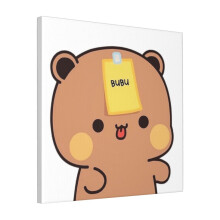 Canvas Print Only BUBU DUDU Wall Art Poster Room Decor 18x18 inch No Frame