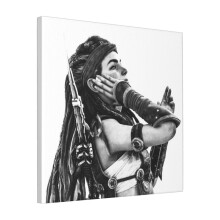 Canvas Print Only Aloy Rainfall Wall Art Poster Room Decor 18x18 inch No Frame