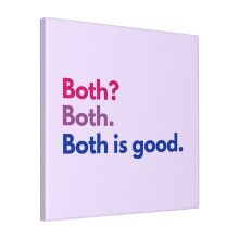 Canvas Print Only Both Is Good Wall Art Poster Room Decor 18x18 inch No Frame