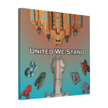Canvas Print Only FTL United Federation Wall Art Poster Room Decor 18x18 inch No Frame