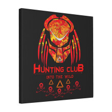 Canvas Print Only Predator Hunting Club Wall Art Poster Room Decor 18x18 inch No Frame