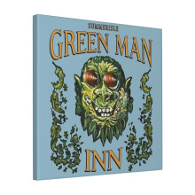 Canvas Print Only The Green Man Inn - The Wicker Man Wall Art Poster Room Decor 18x18 inch No Frame