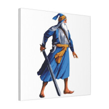 Canvas Print Only Baba Deep Singh Colour Wall Art Poster Room Decor 18x18 inch No Frame