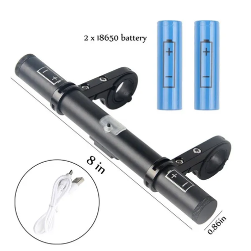 Bike Handlebar Extender With USB Charging Power Bank Phone Holders 1