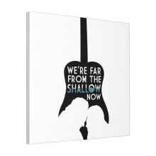 Canvas Print Only A Star Is Born - Shallow Wall Art Poster Room Decor 18x18 inch No Frame