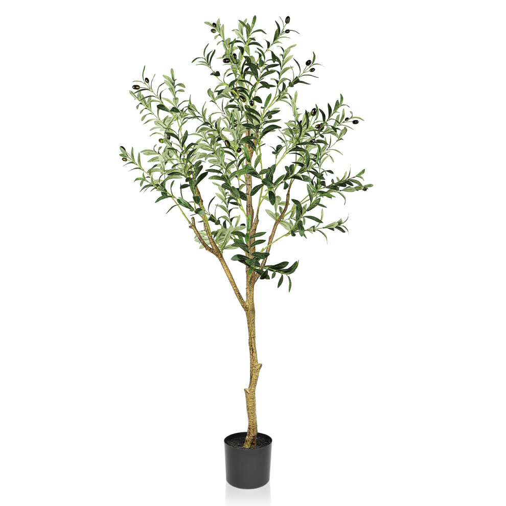 (4FT) Lifelike Artificial Olive Tree Indoor Decor