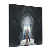Canvas Print Only Between Music And Nudity Wall Art Poster Room Decor 18x18 inch No Frame