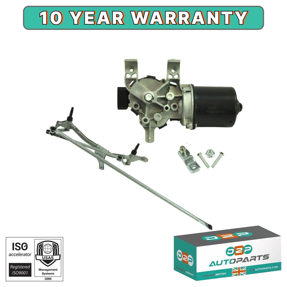 Front Windscreen Wiper Motor & Linkage For Renault Clio Mk4 Clio Grandtour 5056167453185