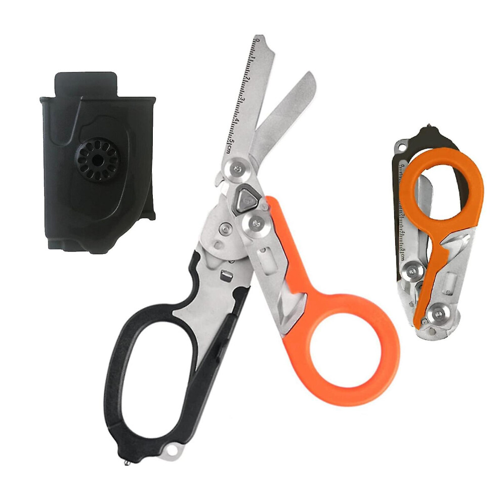 (Lampblack A) 6 In 1 Multifunction Tool Raptor For Emergency Response Shears Foldable Scissors 9430790859068