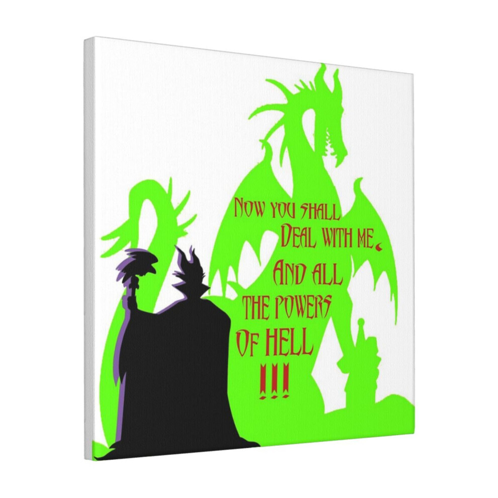 Canvas Print Only Maleficent Dragon Wall Art Poster Room Decor 18x18 inch No Frame-image-OPC-PDPFKN8-NEW