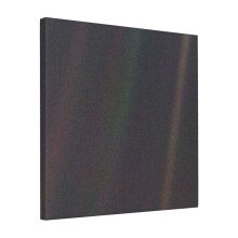 Canvas Print Only Hi-res Pale Blue Dot Wall Art Poster Room Decor 18x18 inch No Frame