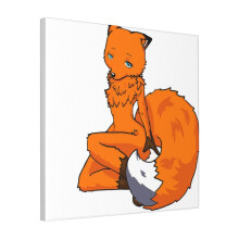 Canvas Print Only My Furry First Wall Art Poster Room Decor 18x18 inch No Frame