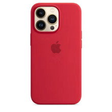 (Red) Liquid silicone case for Apple iPhone13Pro, soft to touch
