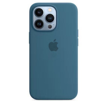 (Feather Blue) Liquid silicone case for Apple iPhone13Pro, soft to touch