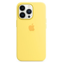 (Light Yellow) Liquid silicone case for Apple iPhone13Pro, soft to touch