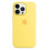 (Light Yellow) Liquid silicone case for Apple iPhone13Pro, soft to touch 1
