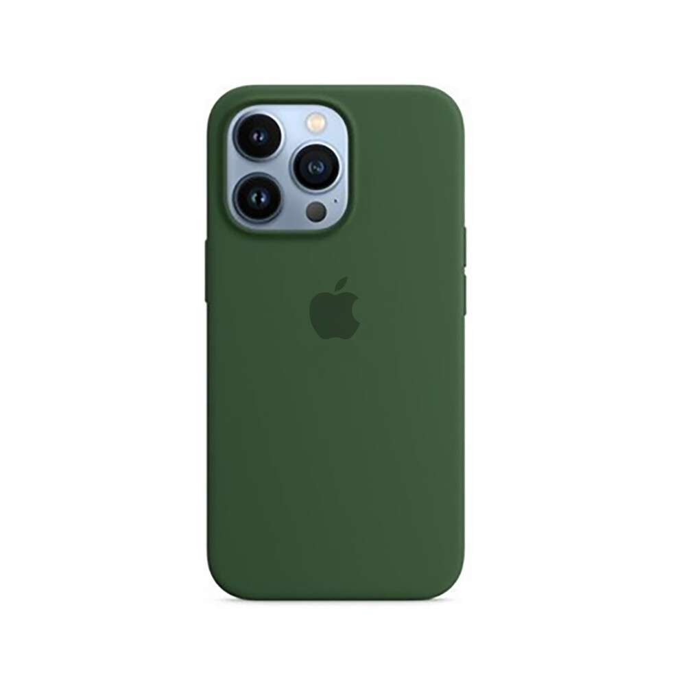 (Eucalyptus Green) Liquid silicone case for Apple iPhone13Pro, soft to touch