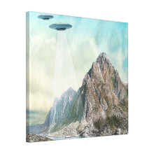 Canvas Print Only Mass Sighting Wall Art Poster Room Decor 18x18 inch No Frame