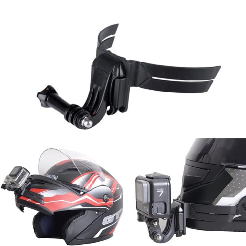 Motorcycle Helmet Camera Mounts for GoPro Hero 7 8 9 Full Face Bracket on OnBuy