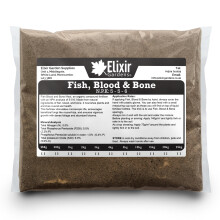 (Bag, 20kg) Fish, Blood & Bone | Multi Purpose Organic-Based Fertiliser / Plant Food | NPK 5-5-6 | 500g - 25kg Bag or Tub