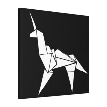 Canvas Print Only Blade Runner Origami Unicorn Wall Art Poster Room Decor 18x18 inch No Frame