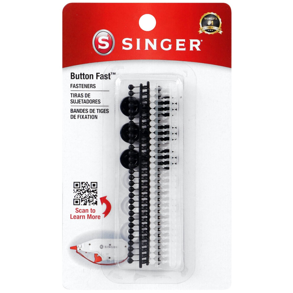 Singer Button Fast Replacement Fasteners and Buttons 132/Pkg01934