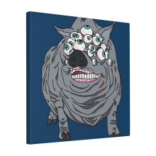 Canvas Print Only Bloodborne Maneater Boar Wall Art Poster Room Decor 18x18 inch No Frame