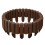 Gartenpalisade Cellfast, 2,3 m, braun 1