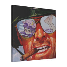 Canvas Print Only Animu Sgt Wall Art Poster Room Decor 18x18 inch No Frame