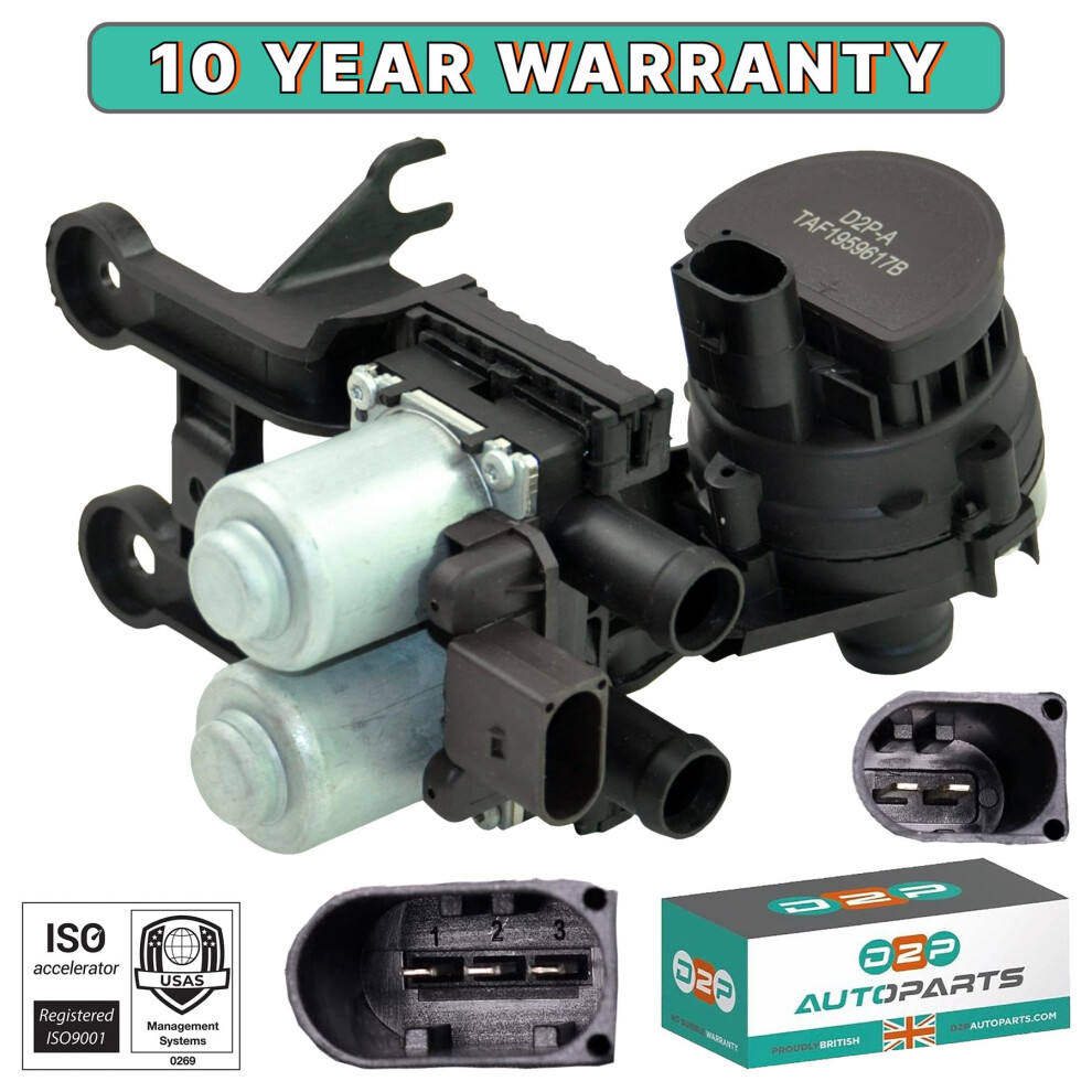 Heater Control Valve For Audi A6 Allroad C6 (4Fh) 2.7 3.0 3.2 4.2 Tdi Tfsi 5060245139052